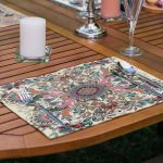 6'lı Çiçek Mandala Tasarımlı Amerikan Servis Seti Realhomes