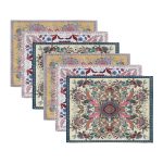 6'lı Çiçek Mandala Tasarımlı Amerikan Servis Seti Realhomes