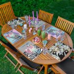 - Servis6li-Set115-Gorsel1 - Realhomes 6'lı Zebra Desen Zeminli Gül Tasarımlı Amerikan Servis Seti Realhomes