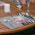 - Servis6li-Set115-Gorsel2 - Realhomes 6'lı Zebra Desen Zeminli Gül Tasarımlı Amerikan Servis Seti Realhomes