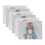 - Servis6li-Set120-Gorsel3 - Realhomes 6'lı Kahve İçen & Fotoğraf Çeken Kız Tasarımlı Amerikan Servis Seti Realhomes