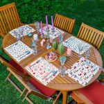 6'lı Pembe Gül Temalı Amerikan Servis Seti Realhomes