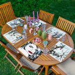 - Servis6li-Set131-Gorsel1 - Realhomes 6'lı Karakalem Rujlu Kadın Tasarımlı Amerikan Servis Seti Realhomes