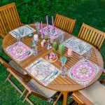 - Servis6li-Set140-Gorsel1 - Realhomes 6'lı Krem & Pembe Mandala Özel Tasarımlı Amerikan Servis Seti Realhomes