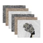 - Servis6li-Set147-Gorsel3 - Realhomes  6'lı Dalgalı Kafalı Siyahi Kadın Tasarımlı Amerikan Servis Seti Realhomes