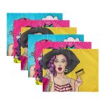 6'lı Pop-Art Women Girl Özel Tasarımlı Amerikan Servis Seti Realhomes