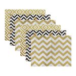 - Servis6li-Set153-Gorsel3 - Realhomes 6'lı Altın Varaklı Geometrik Şekiller Özel Tasarım Amerikan Servis Seti Realhomes