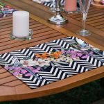 - Servis6li-Set154-Gorsel2 - Realhomes 6'lı Siyah Beyaz Zemin Üzerinde Gül Tasarımlı Amerikan Servis Seti Realhomes