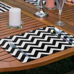 - Servis6li-Set155-Gorsel2 - Realhomes 6'lı Siyah Beyaz Geometrik Çizim Temalı Amerikan Servis Seti Realhomes