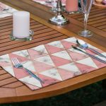 6'lı Mermer Tasarımlı  Amerikan Servis Seti Realhomes