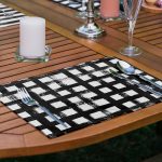 - Servis6li-Set160-Gorsel2 - Realhomes 6'lı Siyah Beyaz Geometrik Çizim Temalı Amerikan Servis Seti Realhomes