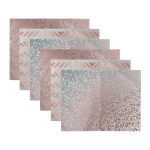 - Servis6li-Set163-Gorsel3 - Realhomes 6'lı Pastel Renkli Soyut Özel Tasarımlı Amerikan Servis Seti Realhomes