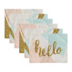 - Servis6li-Set169-Gorsel3 - Realhomes 6'lı Hello Gold Detaylı Özel Tasarım Motifli Amerikan Servis Seti Realhomes