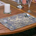 - Servis6li-Set172-Gorsel2 - Realhomes  6'lı Renkli Gold Detaylı Mermer Tasarımlı Amerikan Servis Seti Realhomes