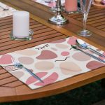 6'lı Soyut Desenli Özel Tasarım Amerikan Servis Seti Realhomes