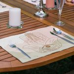 6'lı Etnik Tasarımlı Fatıma'nın Eli Motifli Amerikan Servis Seti Realhomes