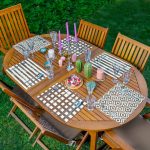 - Servis6li-Set185-Gorsel1 - Realhomes  6'lı Kahve Geometrik Çizimli Özel Tasarım Amerikan Servis Seti Realhomes