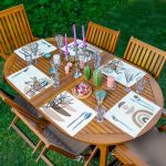 - Servis6li-Set186-Gorsel1 - Realhomes  6'lı Beyaz Zemin Üzerinde Onedraw Çizimli Yaprak Motifli Amerikan Servis Seti Realhomes