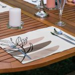 - Servis6li-Set186-Gorsel2 - Realhomes  6'lı Beyaz Zemin Üzerinde Onedraw Çizimli Yaprak Motifli Amerikan Servis Seti Realhomes