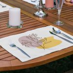 6'lı Onedraw Çizimli Özel Tasarımlı Amerikan Servis Seti Realhomes