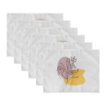 6'lı Onedraw Çizimli Özel Tasarımlı Amerikan Servis Seti Realhomes