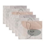 - Servis6li-Set191-Gorsel3 - Realhomes 6'lı Onedraw Silüet Çizimli Amerikan Servis Seti Realhomes