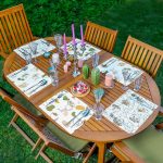 - Servis6li-Set196-Gorsel1 - Realhomes  6'lı Bohem Temalı Silüet Çizimli Amerikan Servis Seti Realhomes