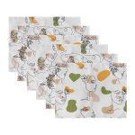 - Servis6li-Set196-Gorsel3 - Realhomes  6'lı Bohem Temalı Silüet Çizimli Amerikan Servis Seti Realhomes