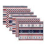 - Servis6li-Set199-Gorsel3 - Realhomes  6'lı Lacivert & Bordo Denizci Tasarımlı Amerikan Servis Seti Realhomes