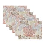 - Servis6li-Set200-Gorsel3 - Realhomes  6'lı Renkli Sonbahar Yaprakları Özel Tasarım Amerikan Servis Seti Realhomes