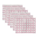 - Servis6li-Set203-Gorsel3 - Realhomes 6'lı Pembe Geometrik Çizimli Özel Tasarım Amerikan Servis Seti Realhomes