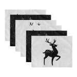 - Servis6li-Set211-Gorsel3 - Realhomes 6'lı Siyah Beyaz Gold Detaylı Yılbaşı Temalı Amerikan Servis Seti Realhomes