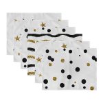 - Servis6li-Set212-Gorsel3 - Realhomes 6'lı Siyah Gold Çizgili Özel Tasarım Amerikan Servis Seti Realhomes