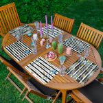 6'lı Siyah Beyaz Çizgili Gold Yaprak Taneleri Amerikan Servis Seti Realhomes