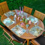 - Servis6li-Set216-Gorsel1 - Realhomes 6'lı Siyah Beyaz Çizgili Mavi Puan Tasarımlı Amerikan Servis Seti Realhomes