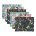 - Servis6li-Set227-Gorsel3 - Realhomes 6'lı Rengarenk Çiçekler Özel Tasarımlı Amerikan Servis Seti Realhomes