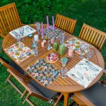 - Servis6li-Set228-Gorsel1 - Realhomes 6'lı Rengarenk Çiçekler Özel Tasarımlı Amerikan Servis Seti Realhomes