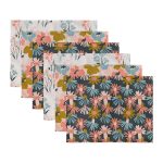 - Servis6li-Set228-Gorsel3 - Realhomes 6'lı Rengarenk Çiçekler Özel Tasarımlı Amerikan Servis Seti Realhomes