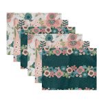 - Servis6li-Set234-Gorsel3 - Realhomes 6'lı Rengarenk Zemin Çiçek Tasarımlı Amerikan Servis Seti Realhomes