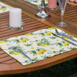 6'lı Limon Temalı Özel Tasarım Amerikan Servis Seti Realhomes