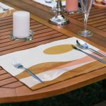 6'lı Renkli Özel Tasarım Amerikan Servis Seti Realhomes