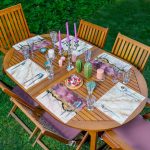 - Servis6li-Set26-Gorsel1 - Realhomes  6'lı Mor Temalı Mermer Tasarımlı Amerikan Servis Seti Realhomes