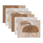 - Servis6li-Set263-Gorsel3 - Realhomes  6'lı Kahverenkli İnce Dal Tasarımlı Amerikan Servis Seti Realhomes