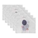 6'lı Onedraw Çizimli Özel Tasarımlı Amerikan Servis Seti Realhomes