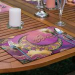 6'lı Dini Motifli Özel Tasarım Amerikan Servis Seti Realhomes