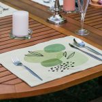 - Servis6li-Set268-Gorsel2 - Realhomes  6'lı Yeşil Yaprak Tasarımlı Amerikan Servis Seti Realhomes