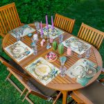 6'lı Dini Motifli Özel Tasarım Amerikan Servis Seti Realhomes