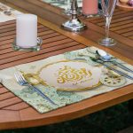 6'lı Dini Motifli Özel Tasarım Amerikan Servis Seti Realhomes