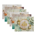 6'lı Dini Motifli Özel Tasarım Amerikan Servis Seti Realhomes