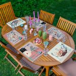 - Servis6li-Set281-Gorsel1 - Realhomes  6'lı Renkli Zemin Saksı Özel Tasarımlı Amerikan Servis Seti Realhomes